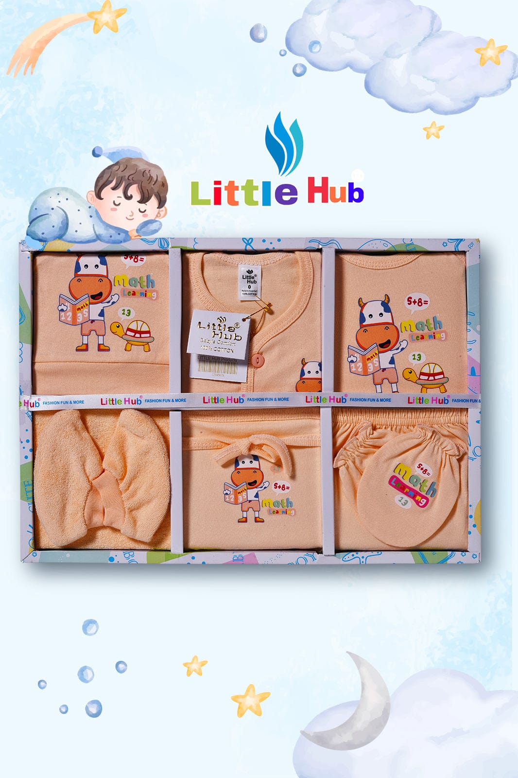 Newborn Gift Set | Clothing Gift Set For Babies | 0M | Random Design