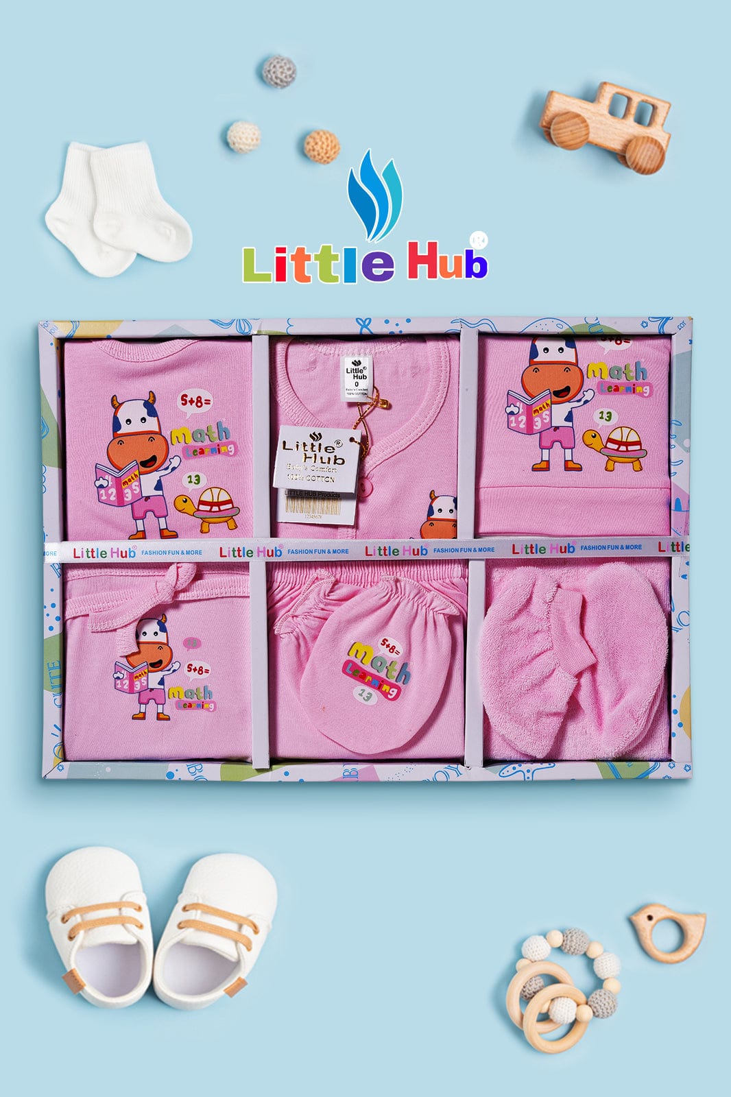 Newborn Gift Set | Clothing Gift Set For Babies | 0M | Random Design