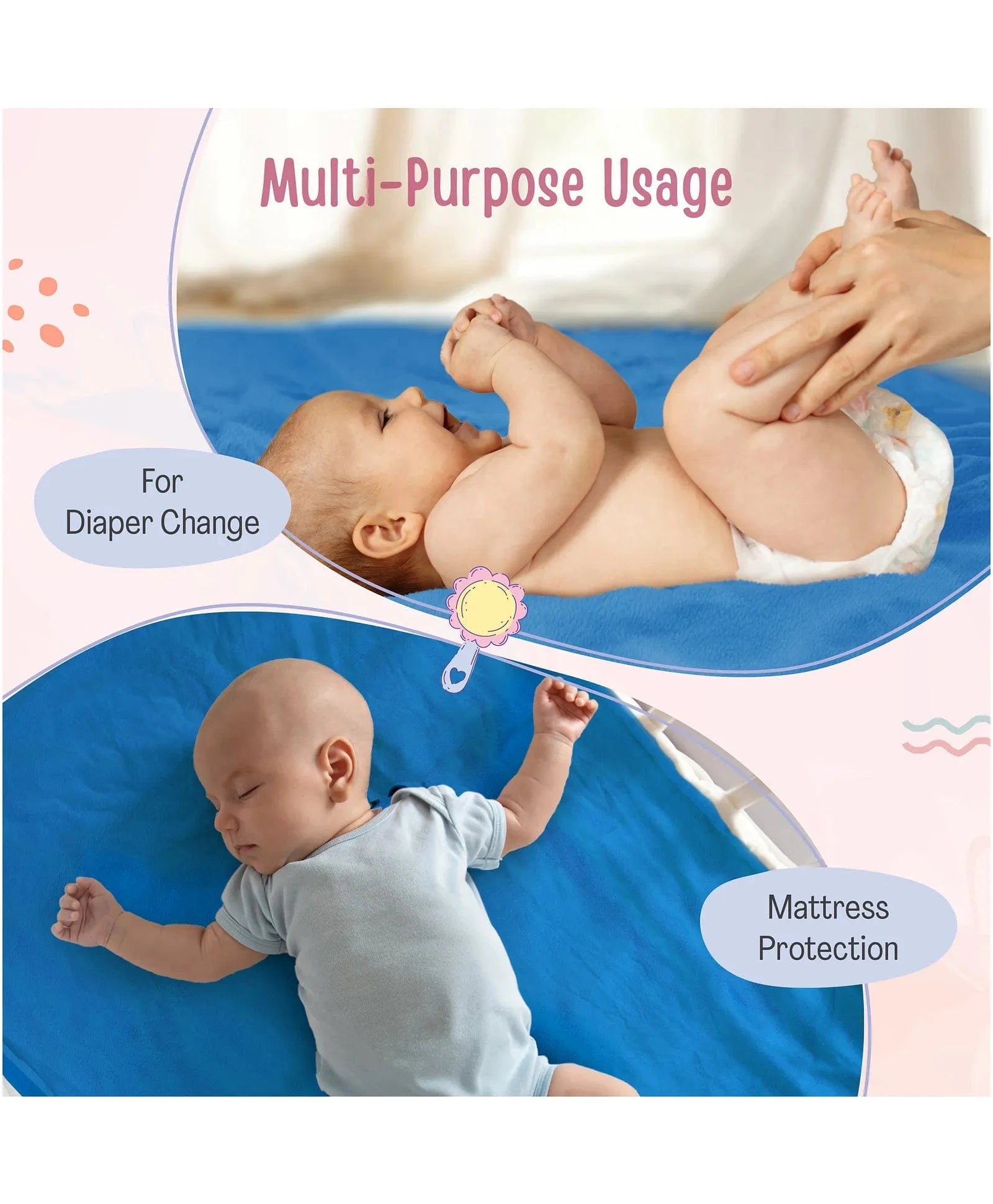 Dry Sheet For babies | Dry Bed Protector Sheet | Pack of 1