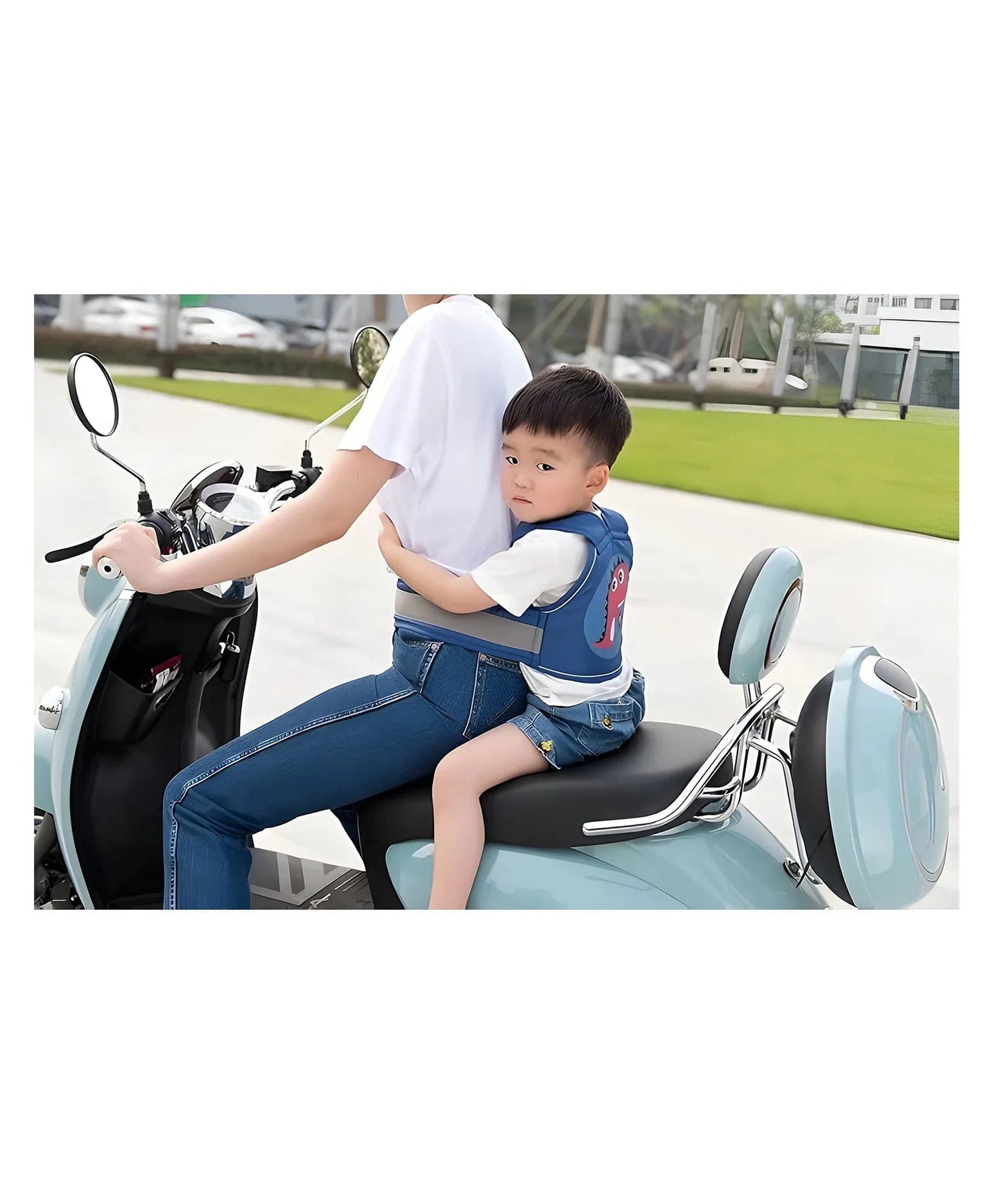 Kids Safety Belt For Two Wheeler | Child Harness Safety Seat Belt
