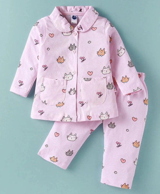 Night Suit For Girls | Full-Sleeves | Girls