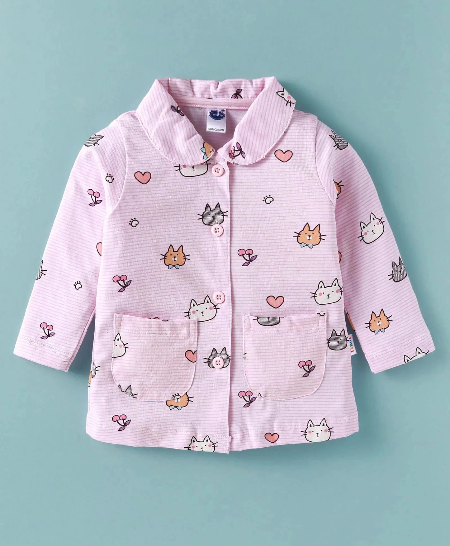 Night Suit For Girls | Full-Sleeves | Girls