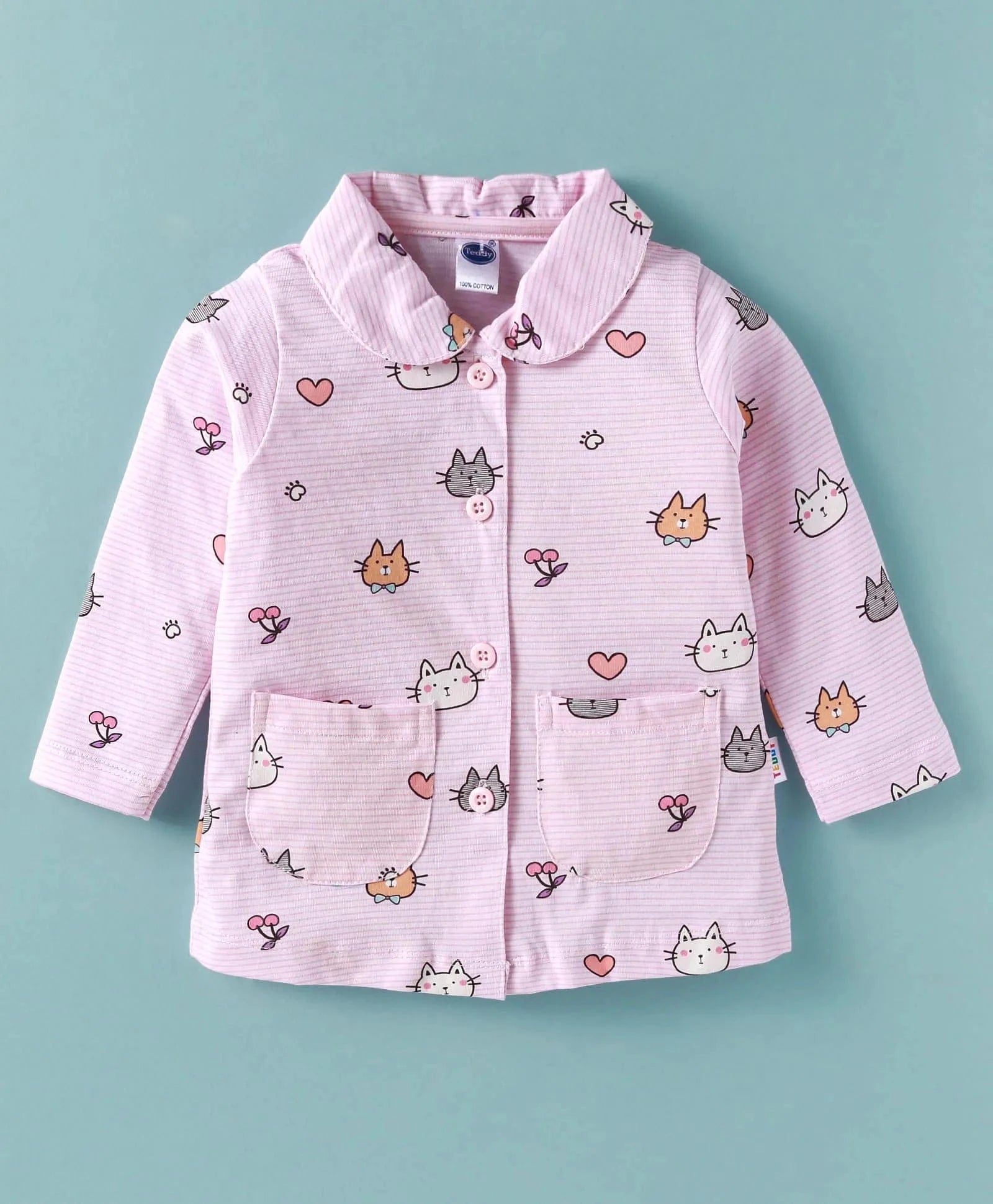 Night Suit For Girls | Full-Sleeves | Girls