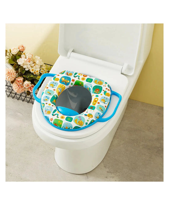 Potty Seats For Babies | Cushioned potty seat with handle