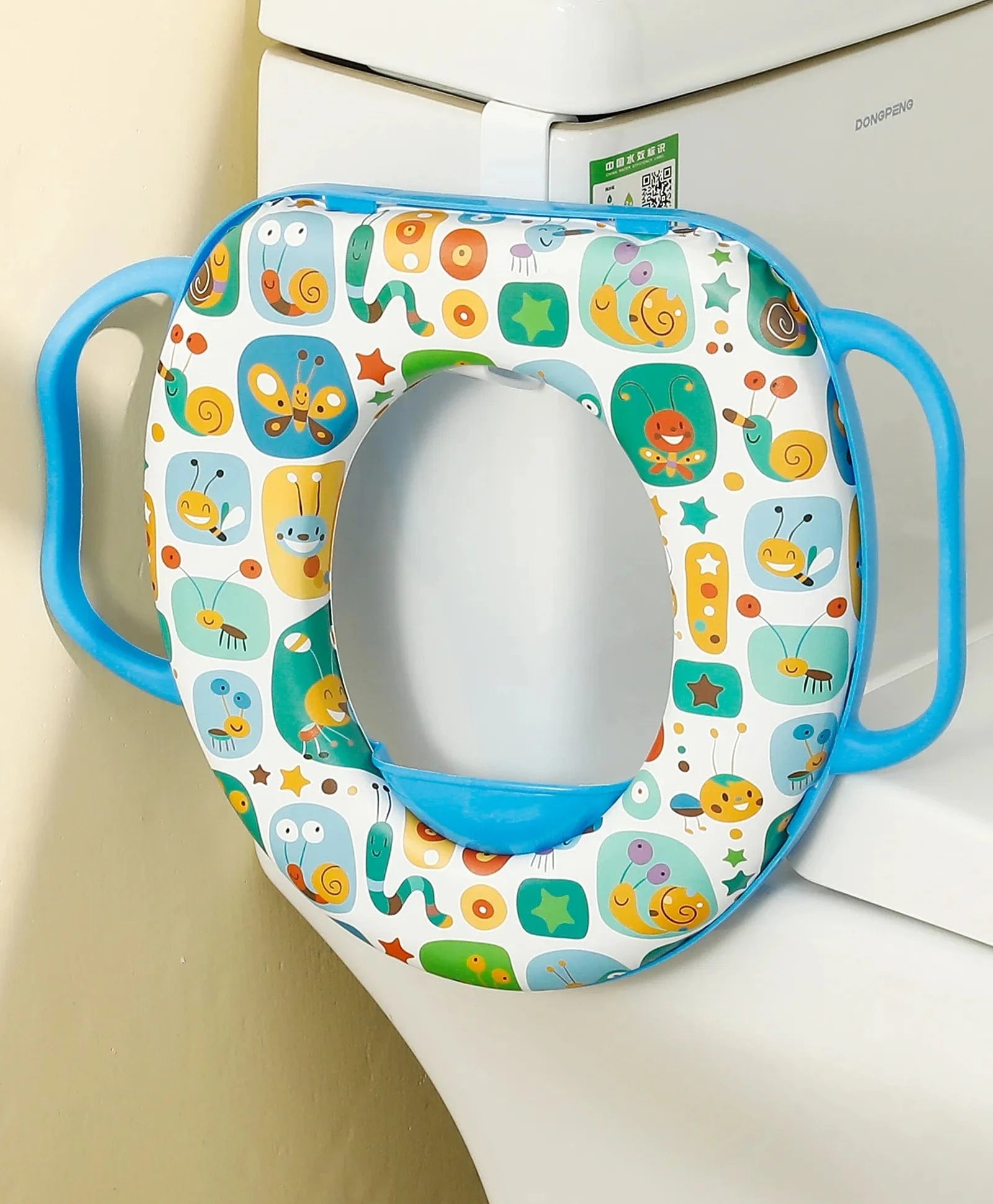 Potty Seats For Babies | Cushioned potty seat with handle
