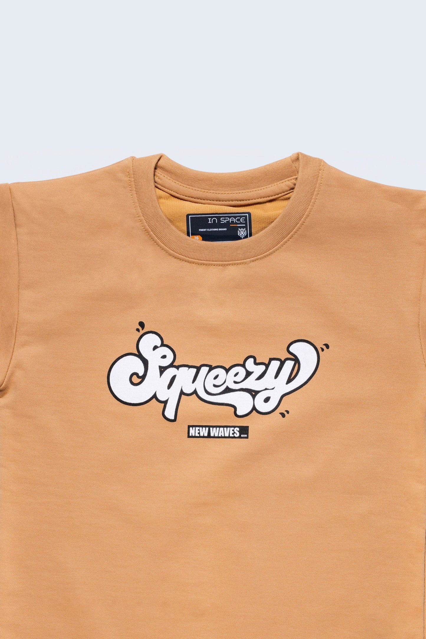 Hip Hop Oversize Mustard Tshirt For Boys