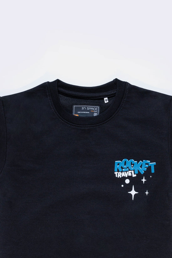 Hip Hop Oversize Black Tshirt For Boys