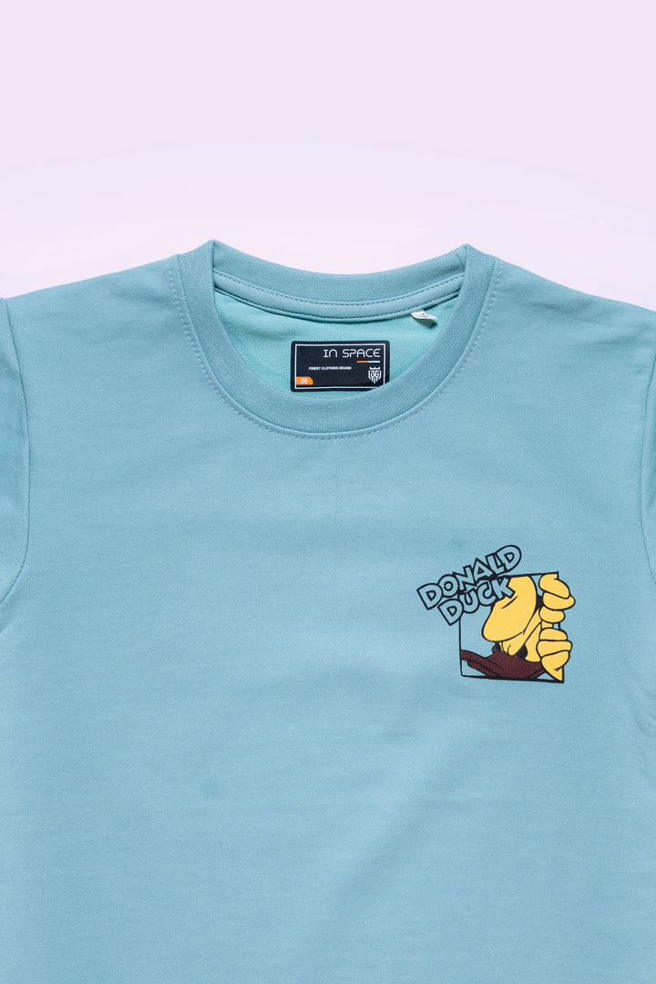 Hip Hop Oversize Aqua Tshirt For Boys
