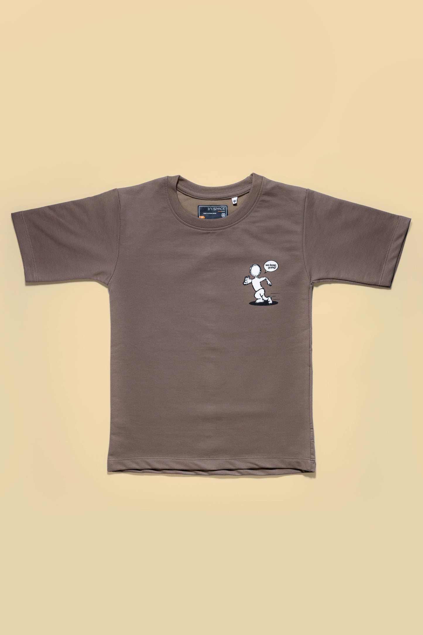 Hip Hop Oversize Brown Tshirt For Boys