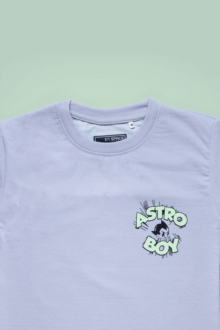 Hip Hop Oversize Blue Tshirt For Boys
