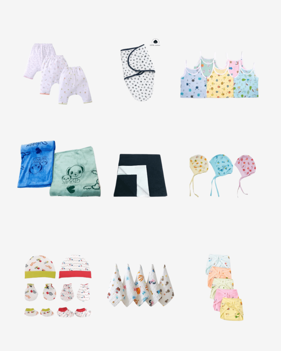 Newborn Baby Essentials Combo Set | Pack of 27 | Unisex