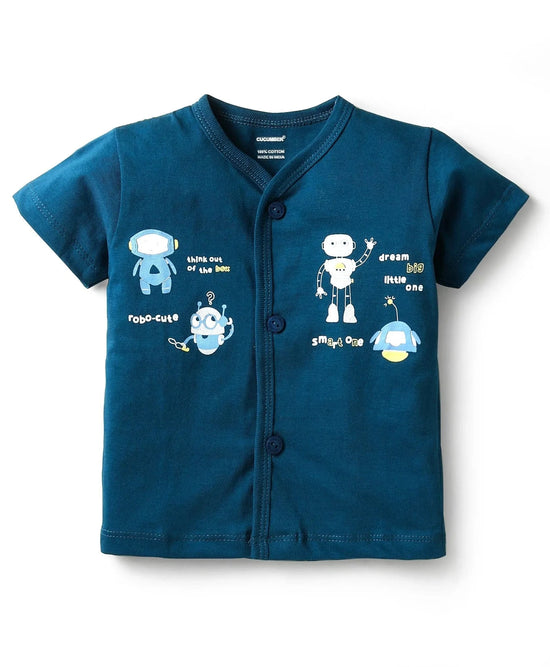 Co-ord Clothing Sets for Babies | Front Open Jhabla Shorts | 0-2Y