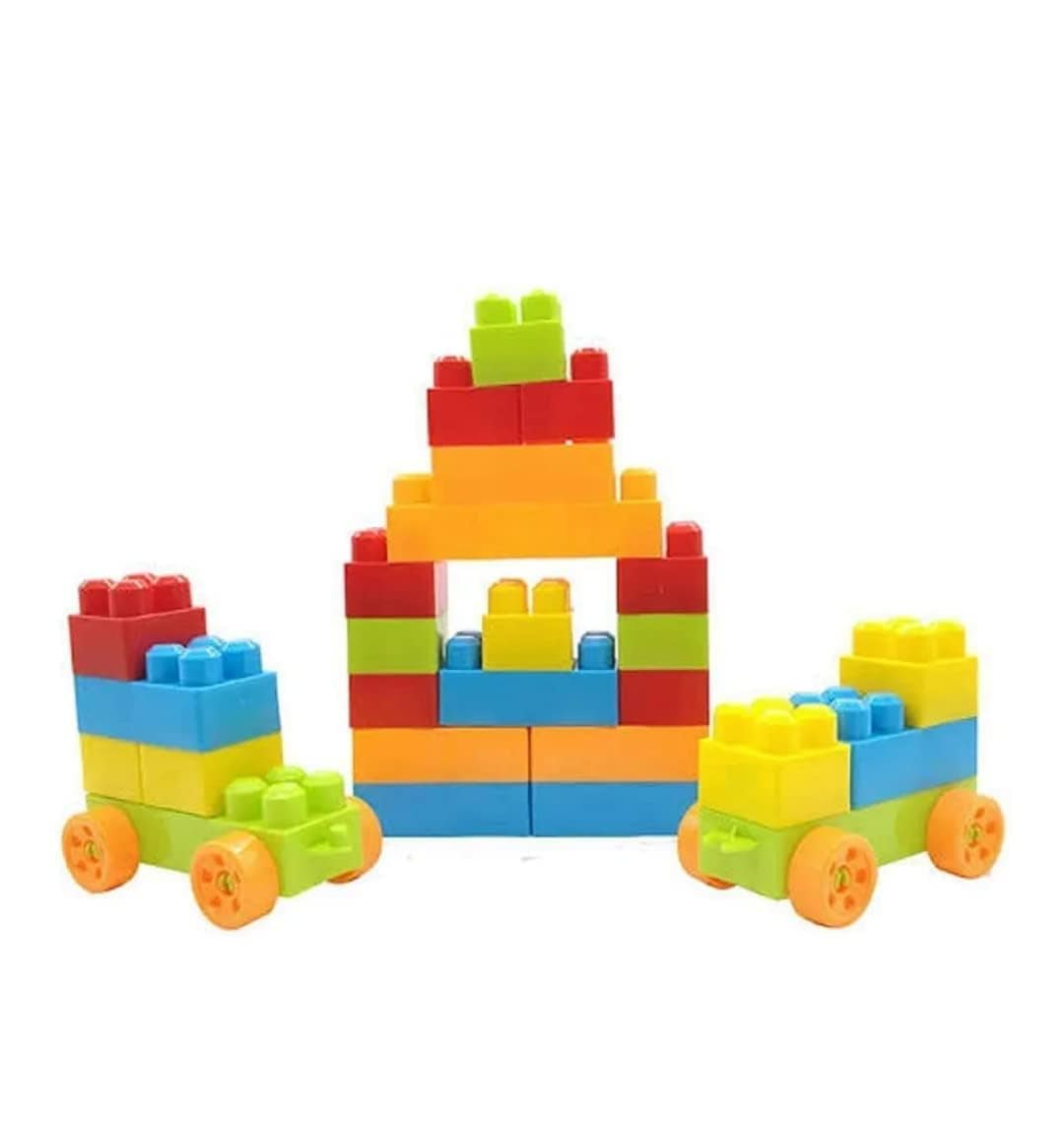 Mega Sized Blocks Toys | Building and Construction Block Set for Children | 80 Pcs
