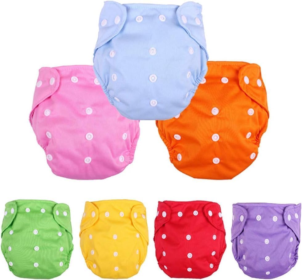 Reusable & Size Adjustable Diapers | 0-3Y | Pack of 2