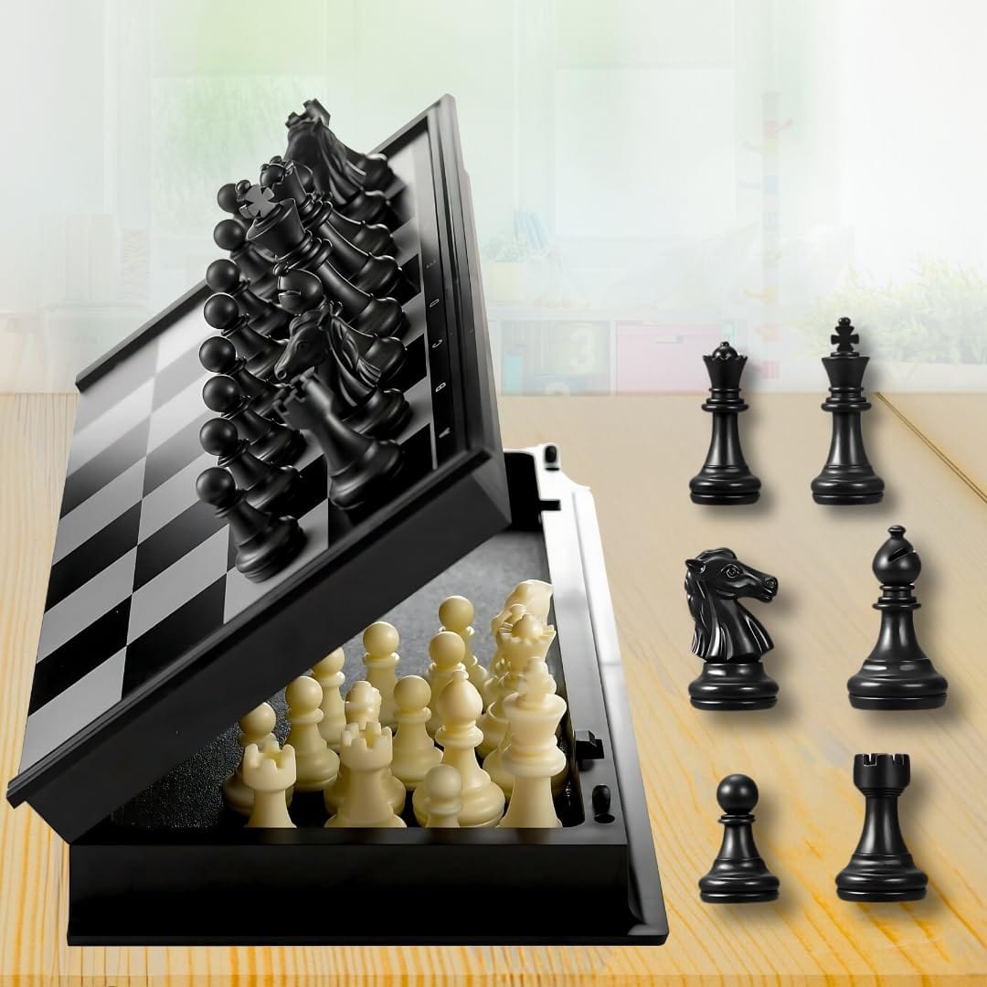 Magnetic Chessboard | Portable Storage Case Chess Board