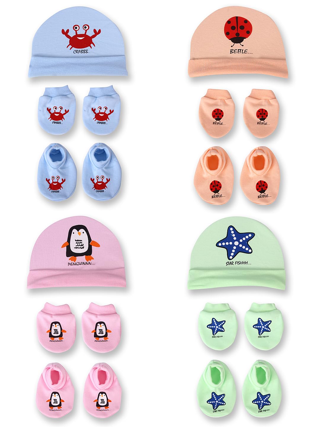 NewBorn Baby Cotton Mittens Sets | Pack of 2