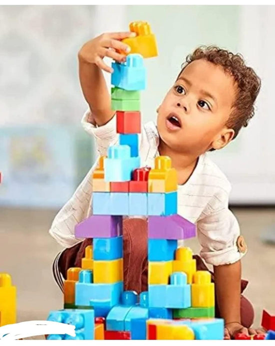 Mega Sized Blocks Toys | Building and Construction Block Set for Children | 80 Pcs