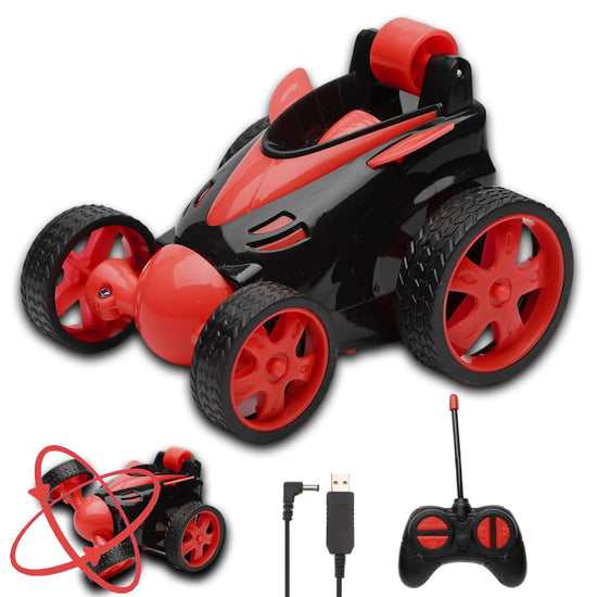 Small Stunt Car Toy | 360° Rotating & Rolling | Rechargeable & Remote Control