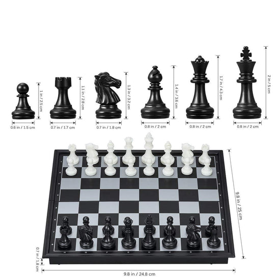 Magnetic Chessboard | Portable Storage Case Chess Board