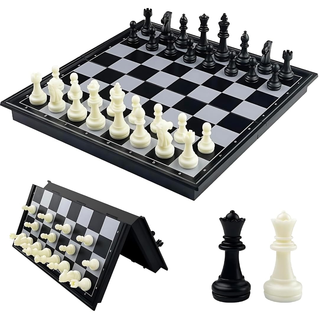 Magnetic Chessboard | Portable Storage Case Chess Board