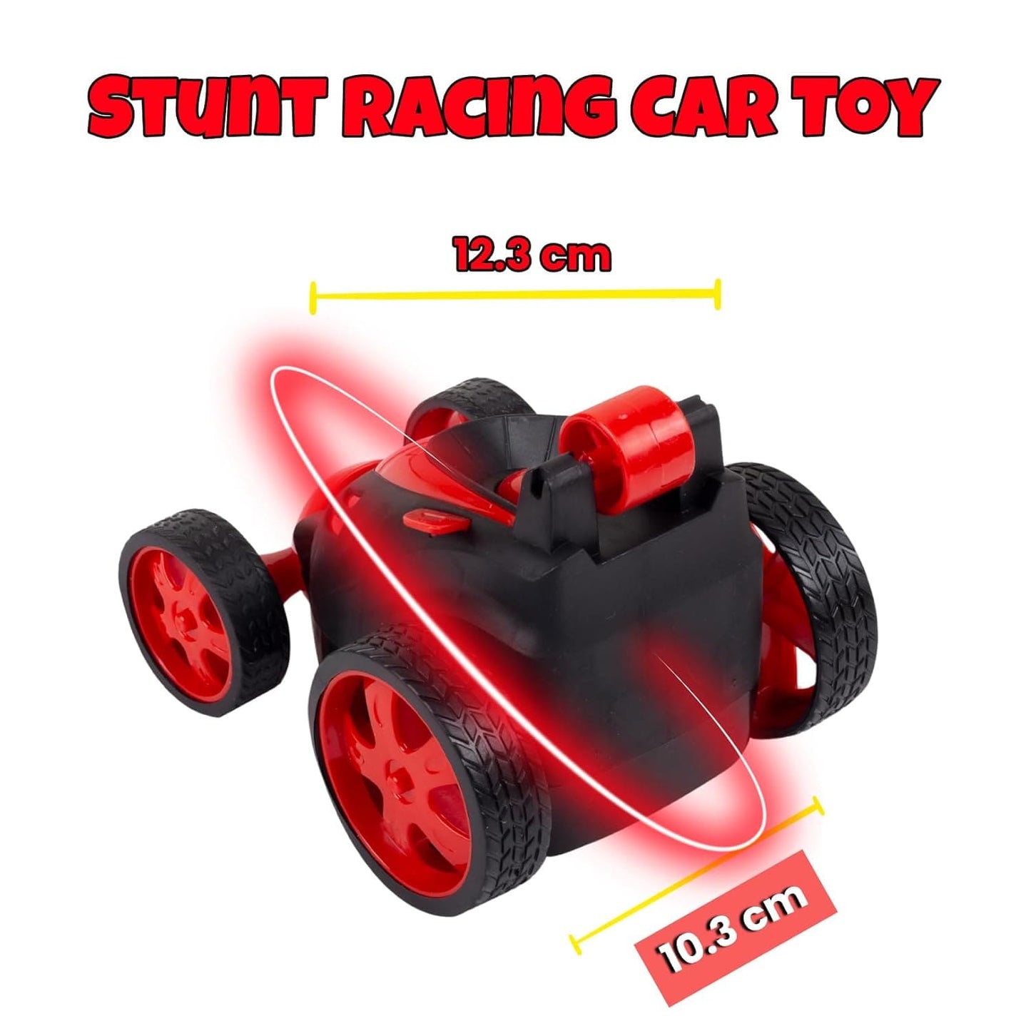 Small Stunt Car Toy | 360° Rotating & Rolling | Rechargeable & Remote Control