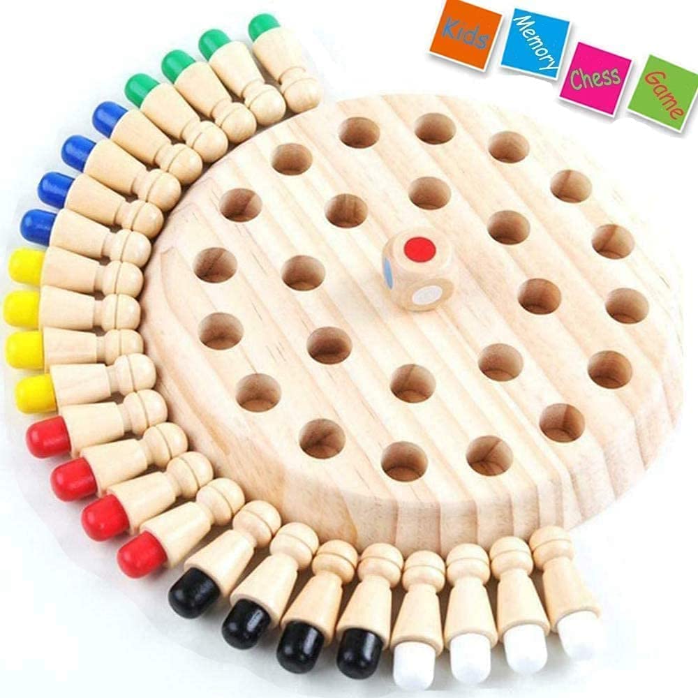Memory Match Stick Chess Game | Funny Block Board Game