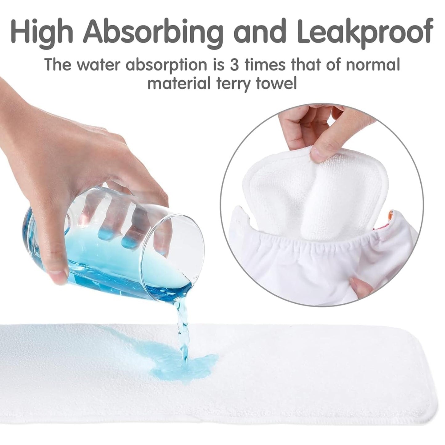 Reusable & Size Adjustable Diapers | 0-3Y | Pack of 2