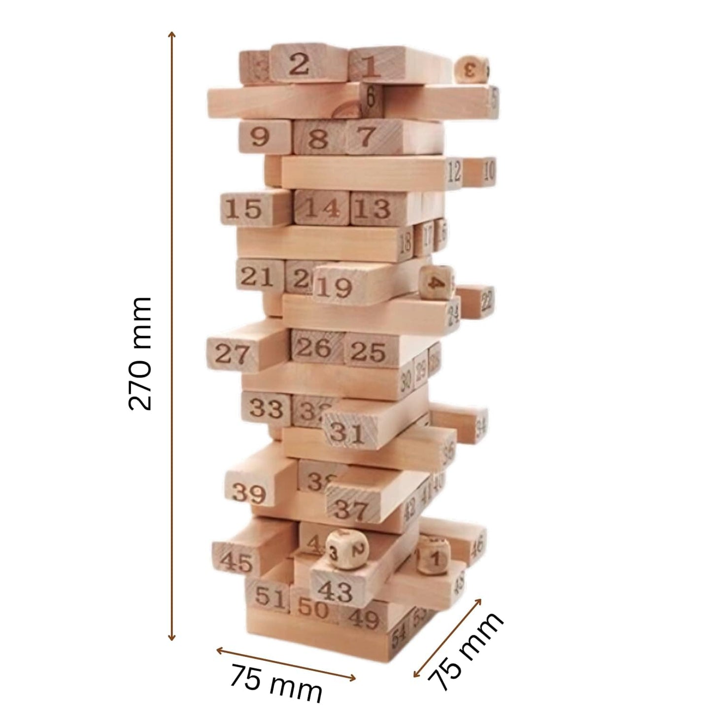 Jenga Wooden Toys For kids | Indoor | All Ages