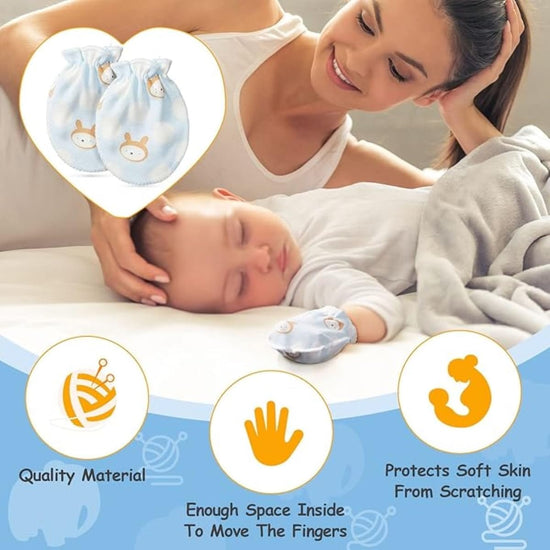 NewBorn Baby Cotton Mittens Sets | Pack of 2