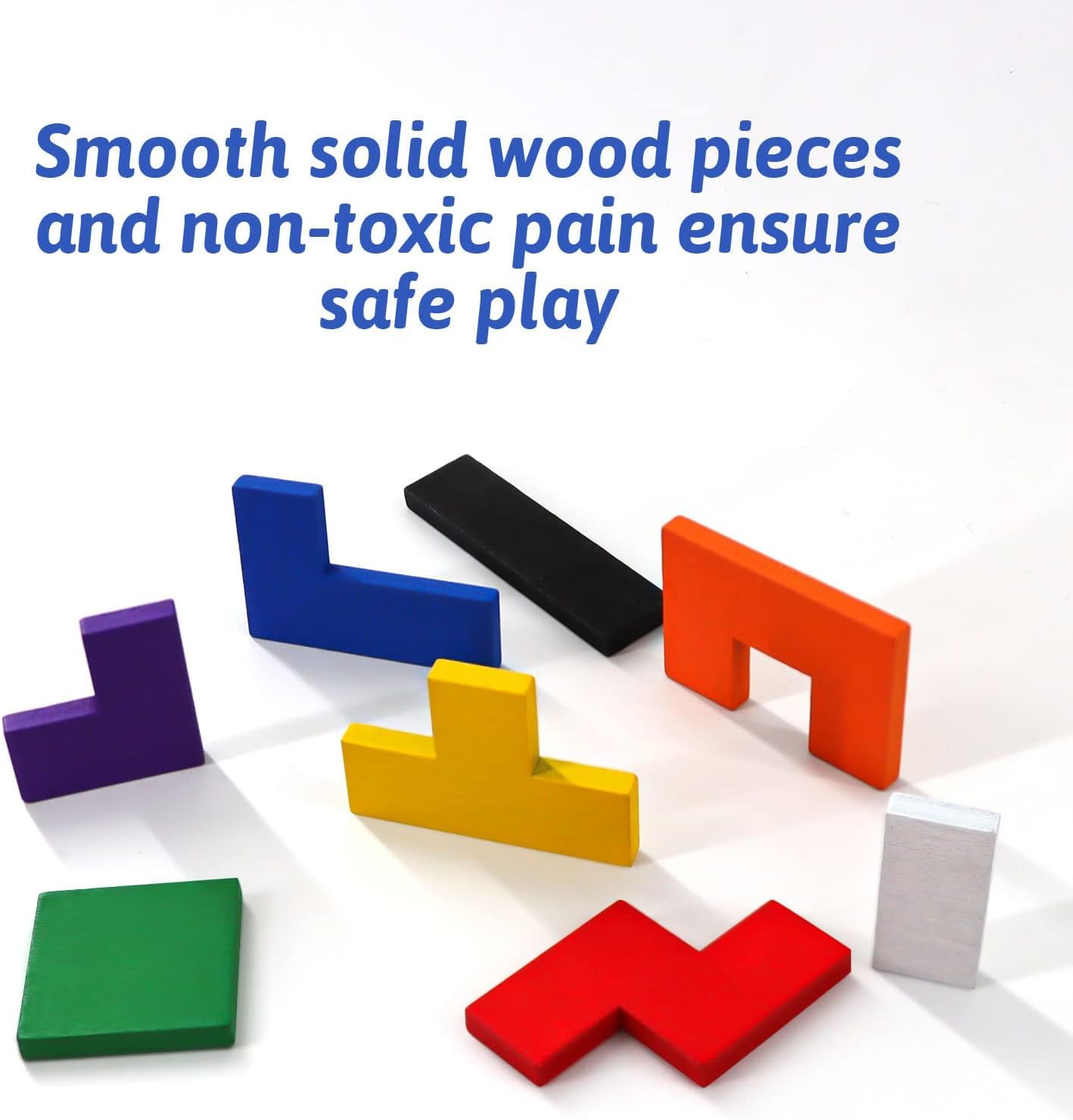 Wooden Kids Blocks Puzzles | Wood Intelligence Puzzle | 3-8Y