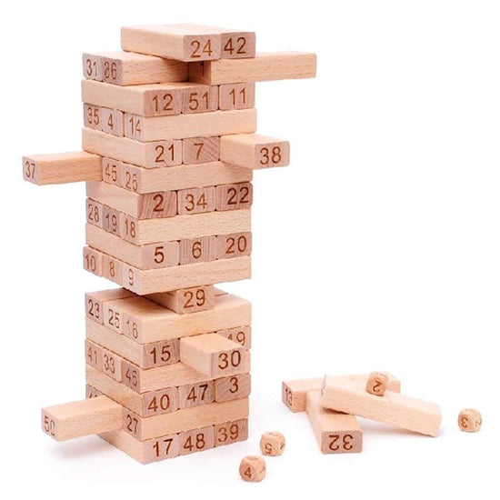 Jenga Wooden Toys For kids | Indoor | All Ages