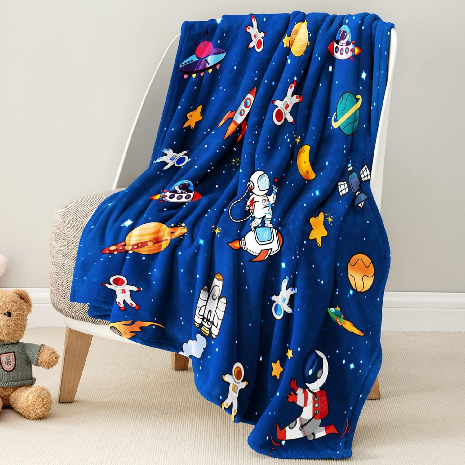 Baby Fleece Blanket | Soft & Cozy | 100 x 75cms | Random Design