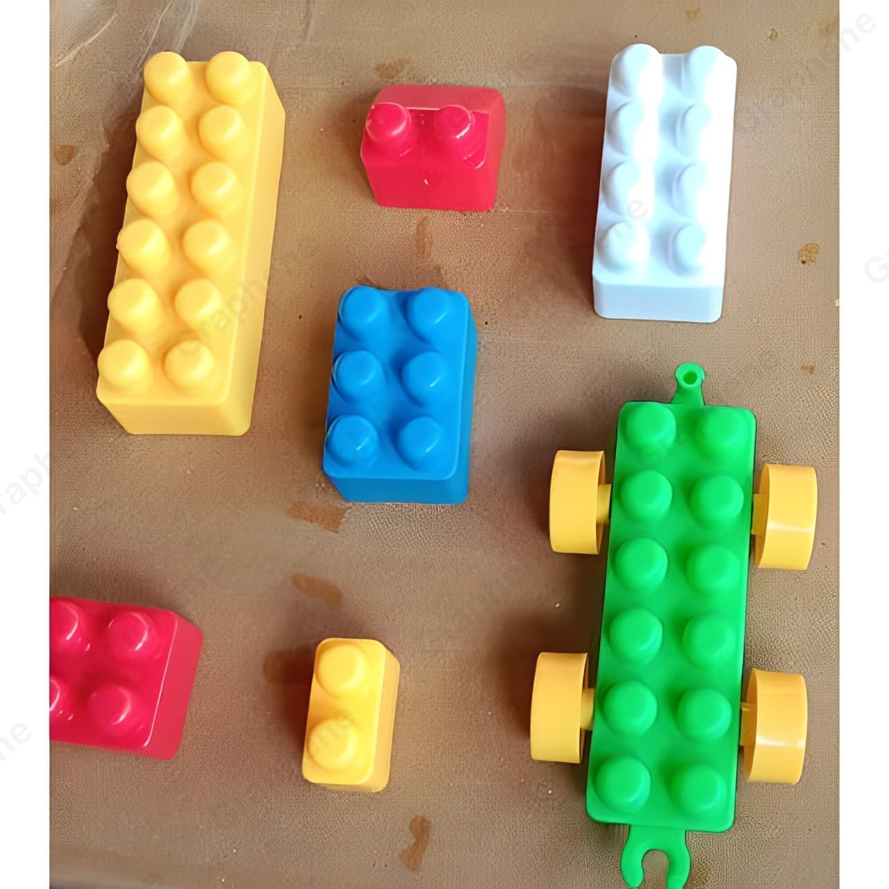 Mega Sized Blocks Toys | Building and Construction Block Set for Children | 80 Pcs