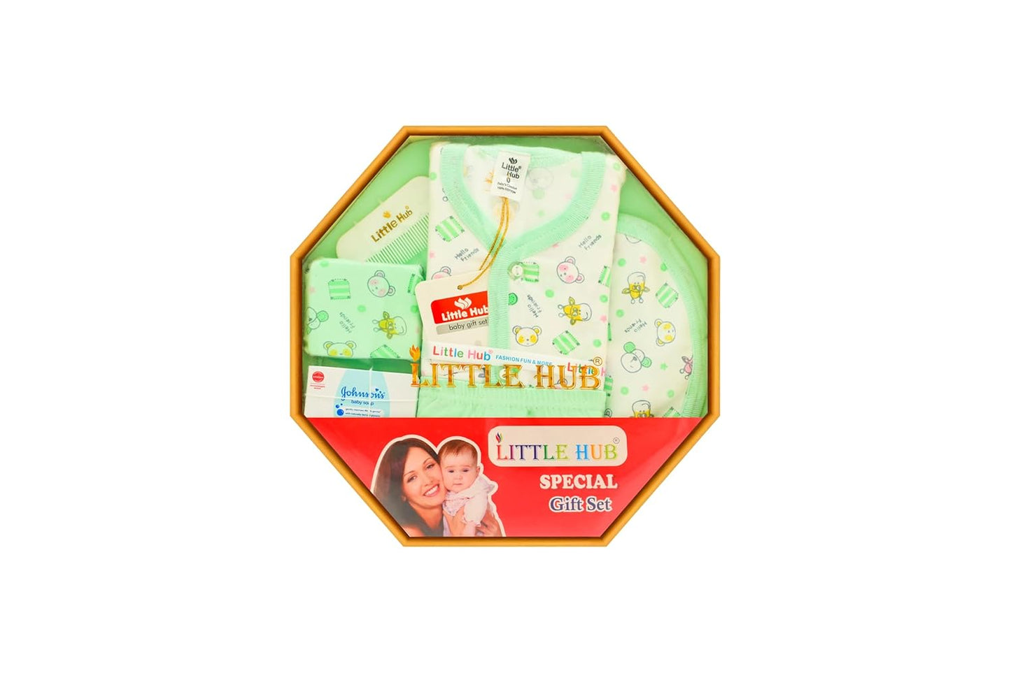 Little Hub NewBorn Gift Set | Pack of 7 | 0M | Unisex
