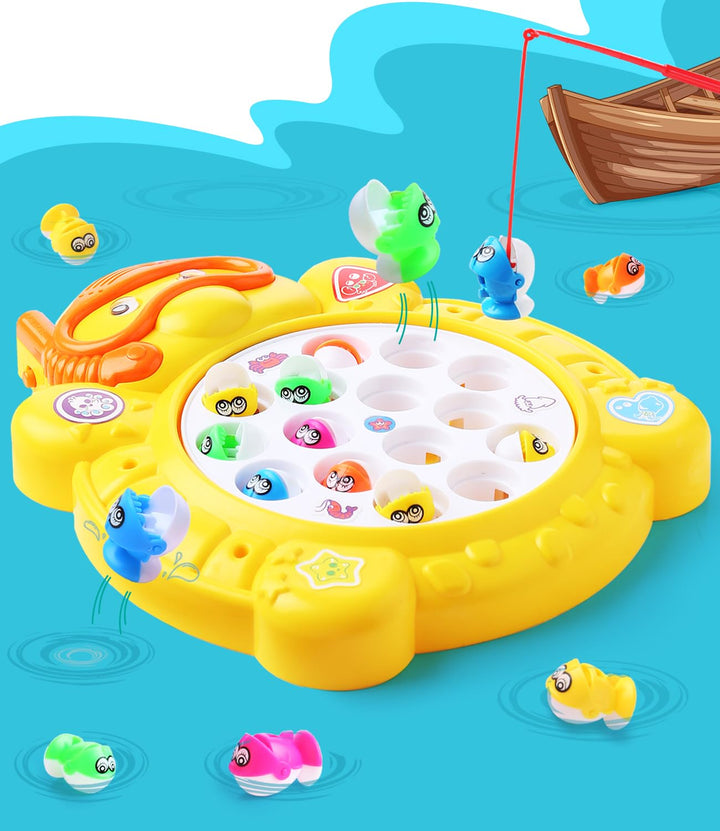 Fishing Game for Kid | Rotating Fish-Catching Toy |  Fun Board Game for Kid