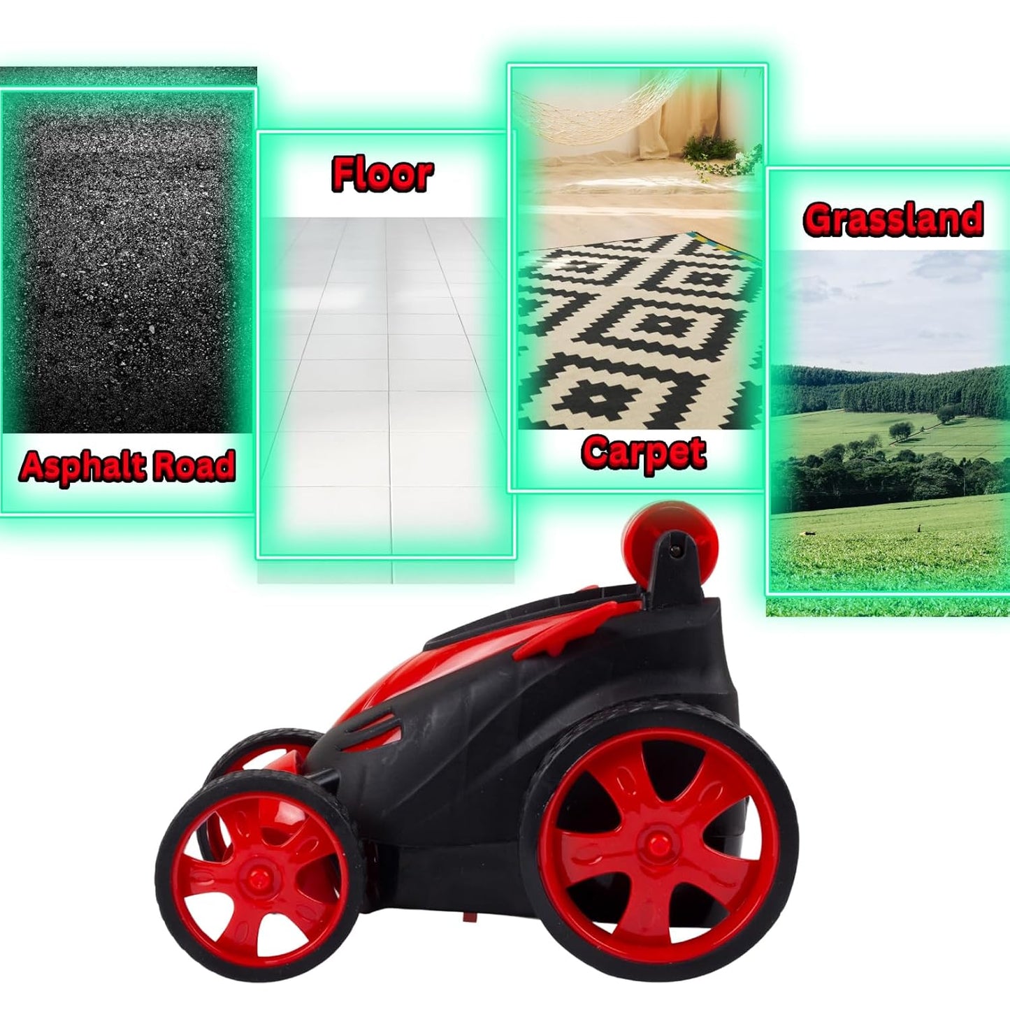 Small Stunt Car Toy | 360° Rotating & Rolling | Rechargeable & Remote Control