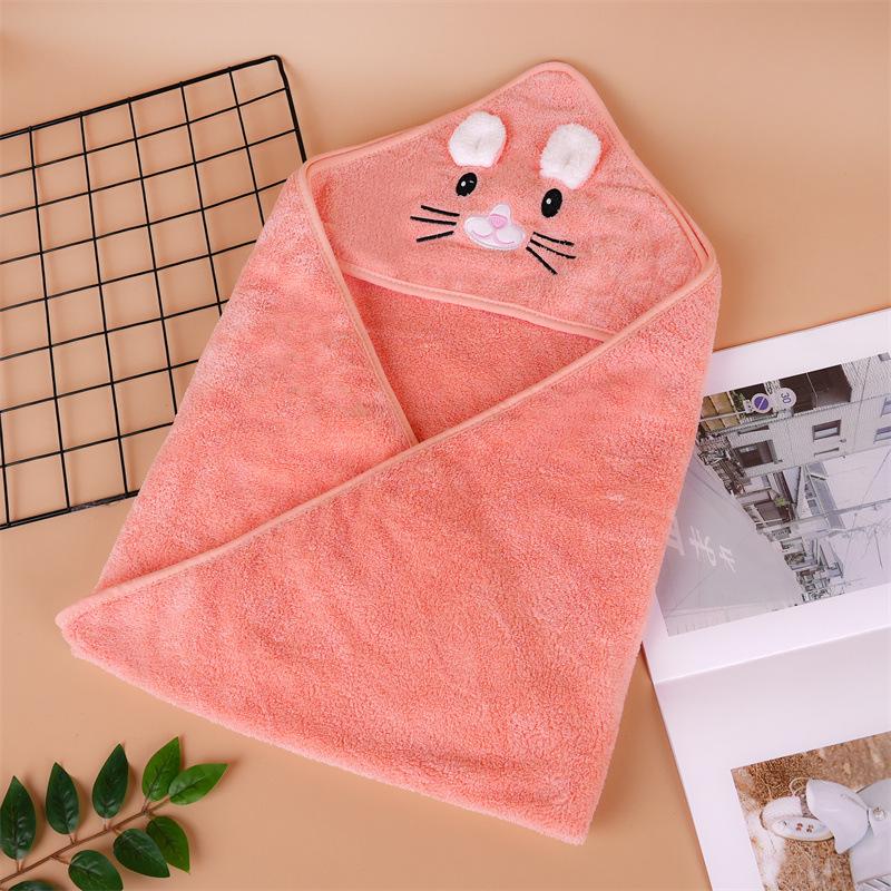 Baby Fleece Bath Towel | Non Linting | 80 x 80 cm