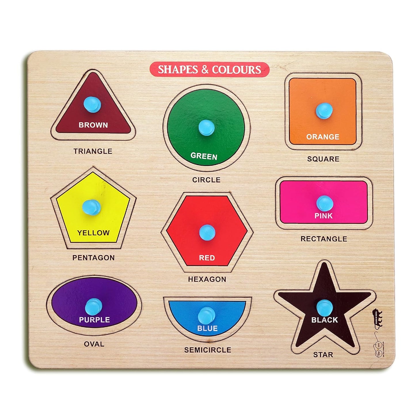 Wooden Learning Educational Board for Kids | Puzzle Toys | 2+ Years