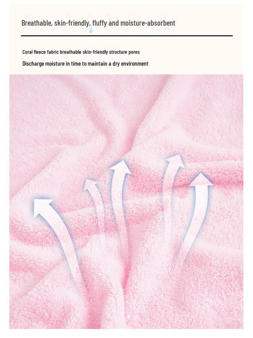Baby Fleece Bath Towel | Non Linting | 80 x 80 cm
