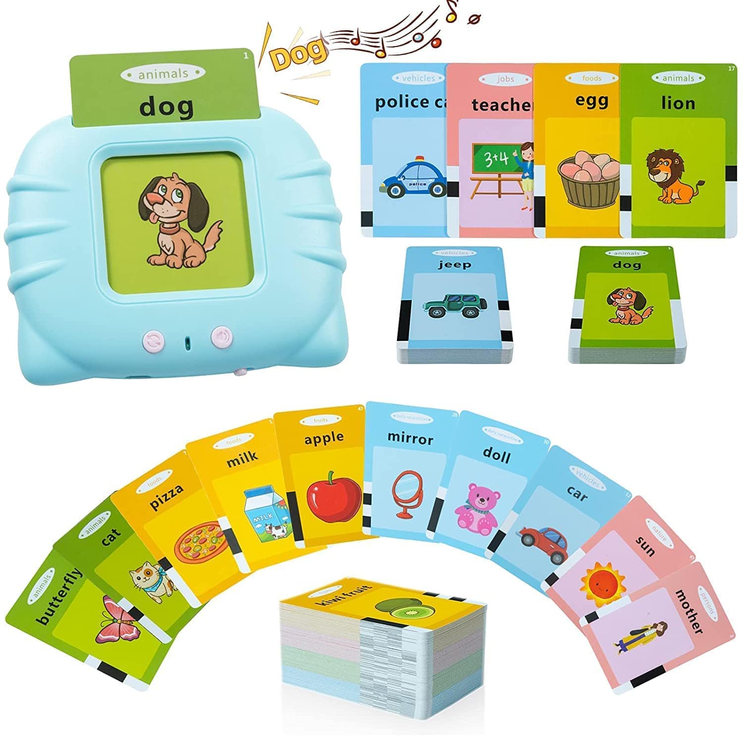 Talking Baby Double Sided Flash Cards