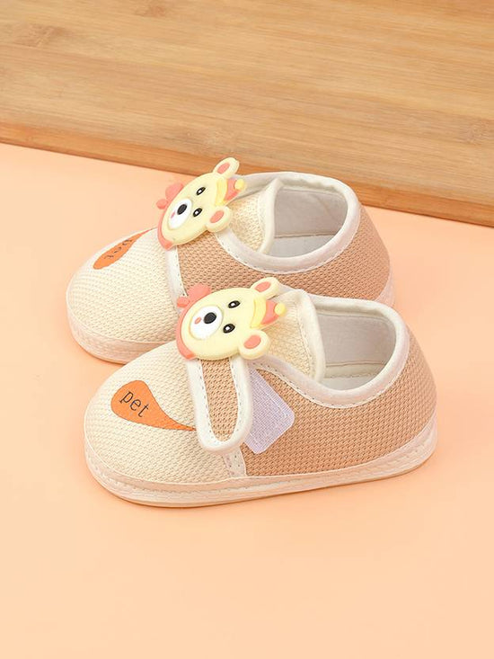 Colorful Velcro Textured Sneaker For NewBorn | 0-18M