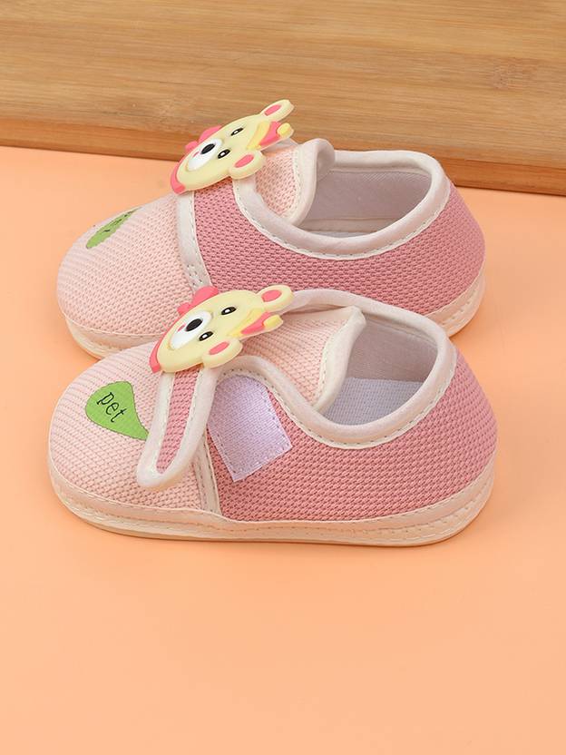 Colorful Velcro Textured Sneaker For NewBorn | 0-18M