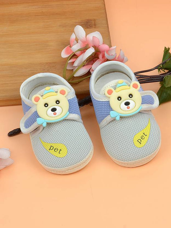 Colorful Velcro Textured Sneaker For NewBorn | 0-18M