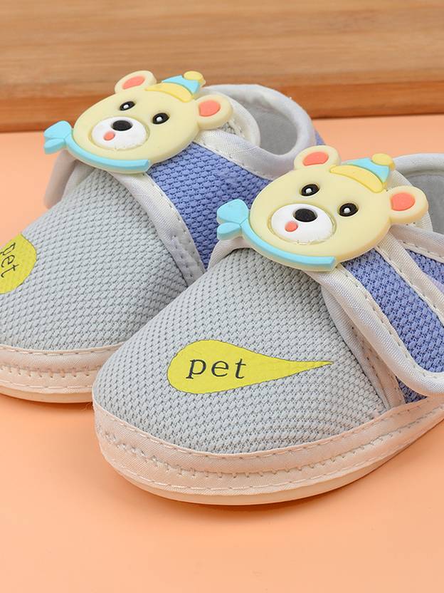 Colorful Velcro Textured Sneaker For NewBorn | 0-18M