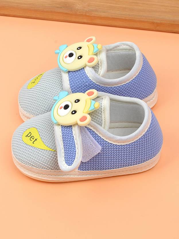Colorful Velcro Textured Sneaker For NewBorn | 0-18M