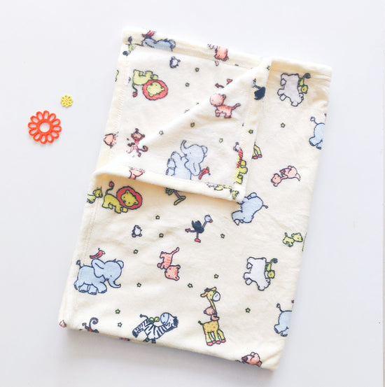 Baby Fleece Blanket | Soft & Cozy | 100 x 75cms | Random Design