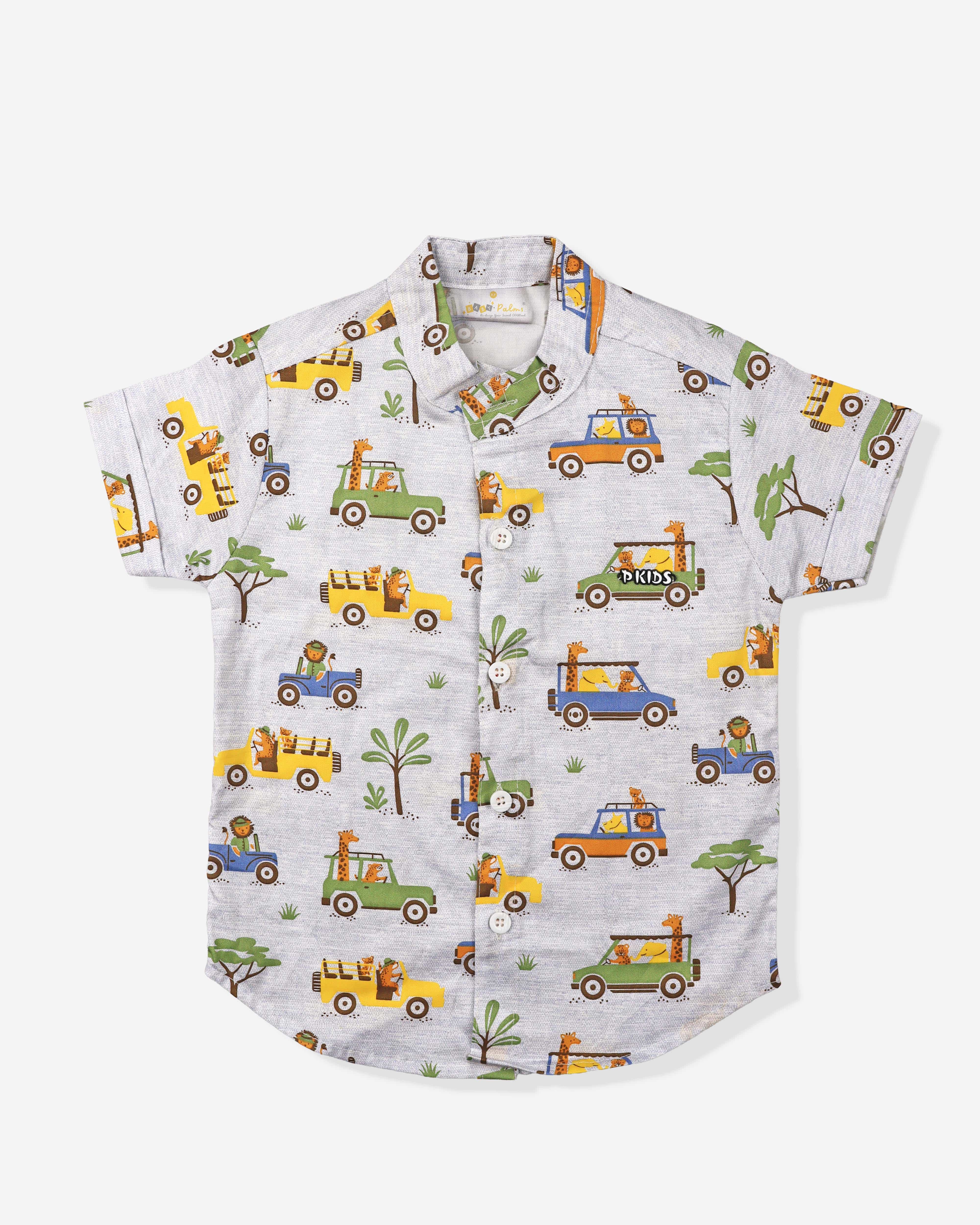 Printed 3 Piece Cord Set For Baby Boys For Summers