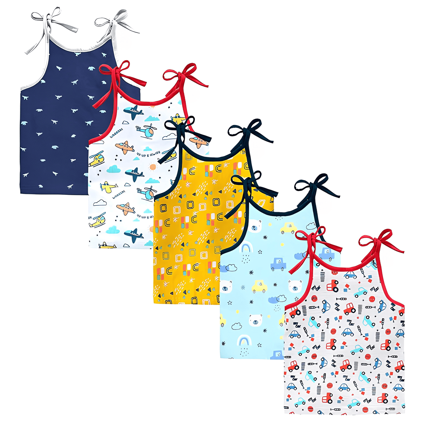 Dori Jhabla For Babies | 100% Cotton | Unisex | Pack of 5
