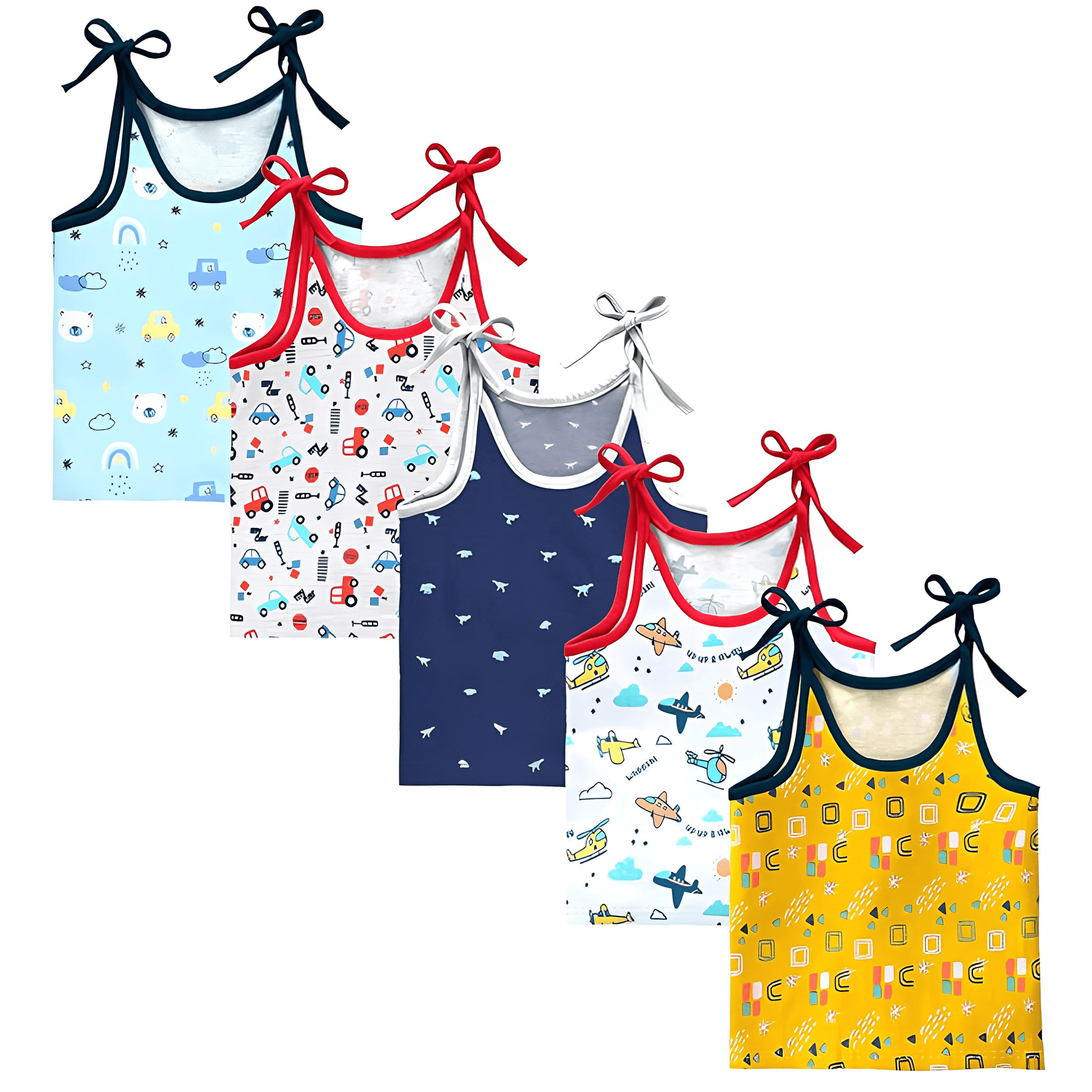 Dori Jhabla For Babies | 100% Cotton | Unisex | Pack of 5