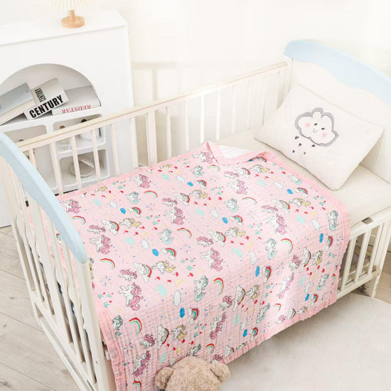 Baby Muslin Dohar For Babies | 100% Cotton | 6 Layers